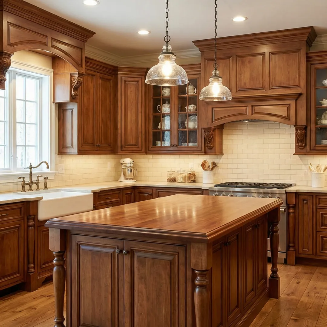 Traditional kitchen cabinets