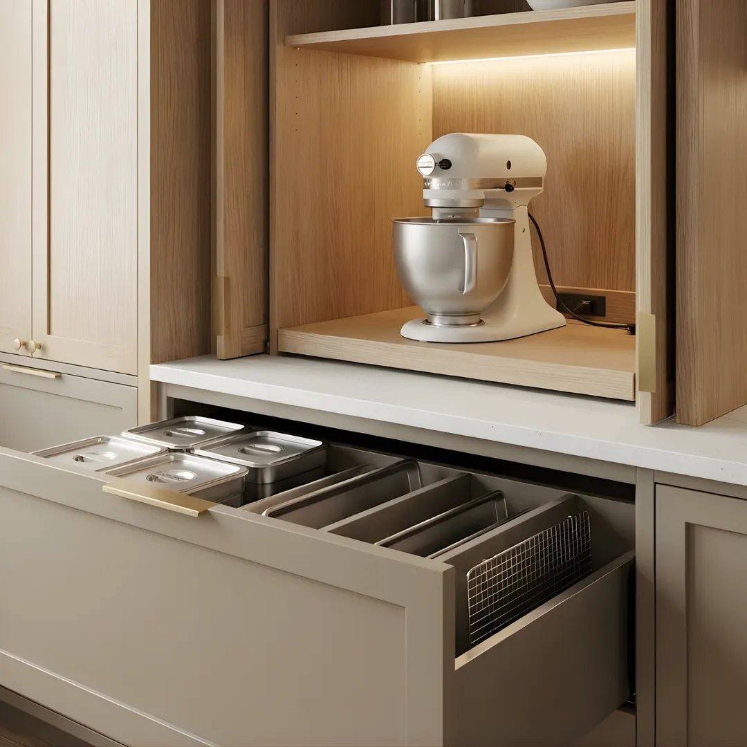 custom built kitchen cabinetry