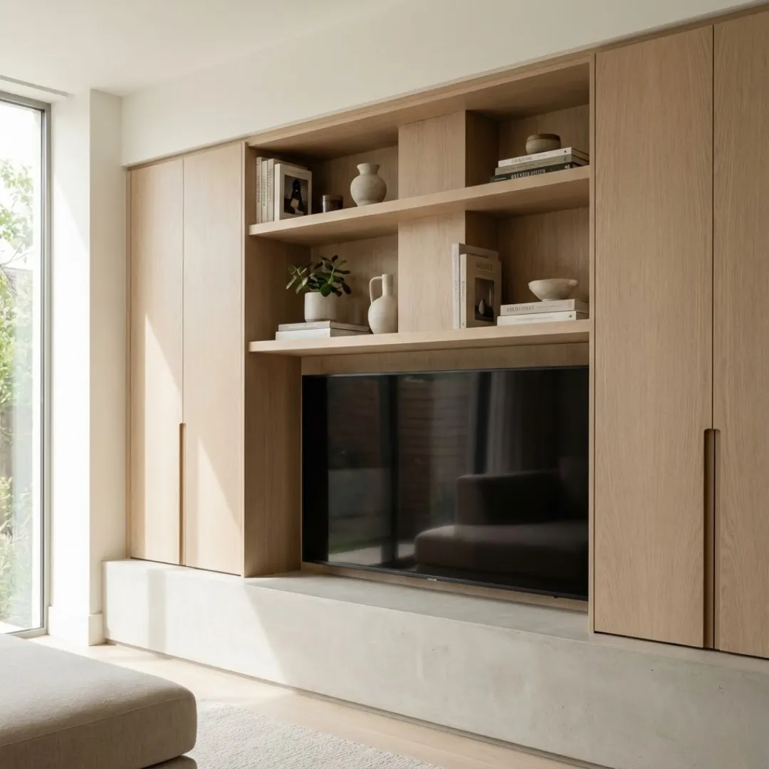 Built-in entertainment center