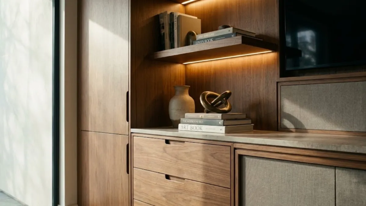 Modern Custom Entertainment Center