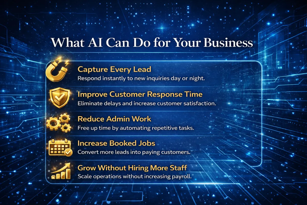 AI automation solutions for service businesses in Mississippi improving lead response and operations