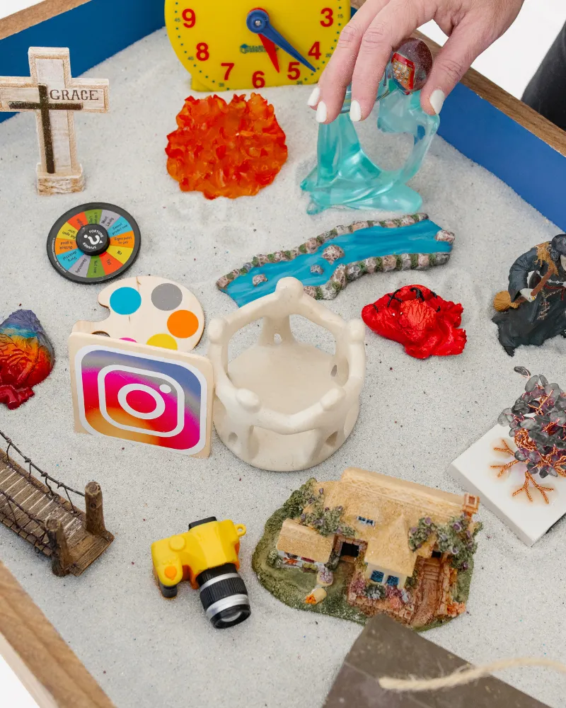 Sandtray Miniatures And Tray