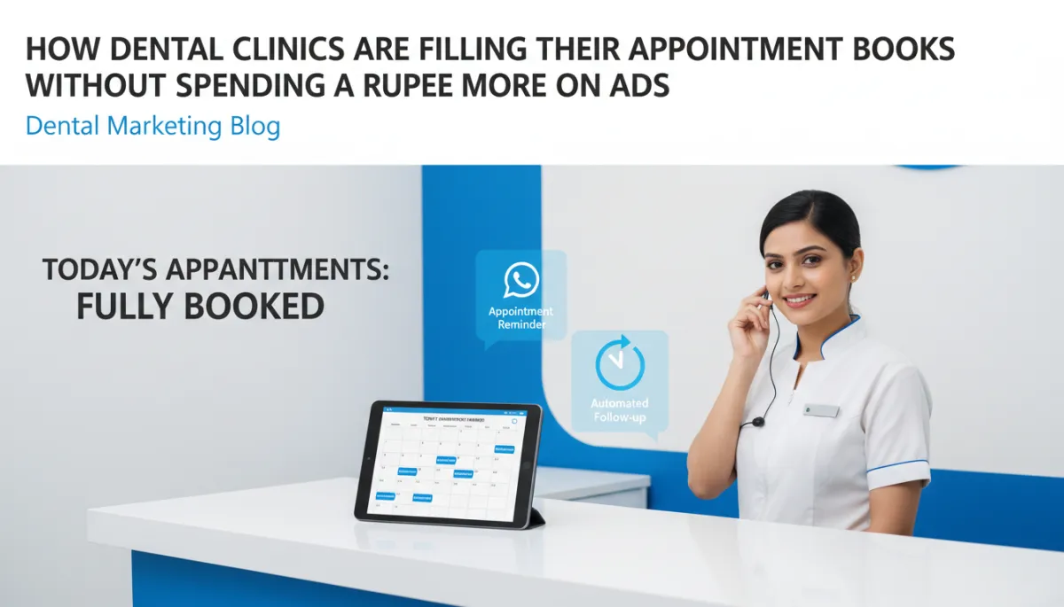How dental clinics fill appointment books with AI automation without spending more on ads