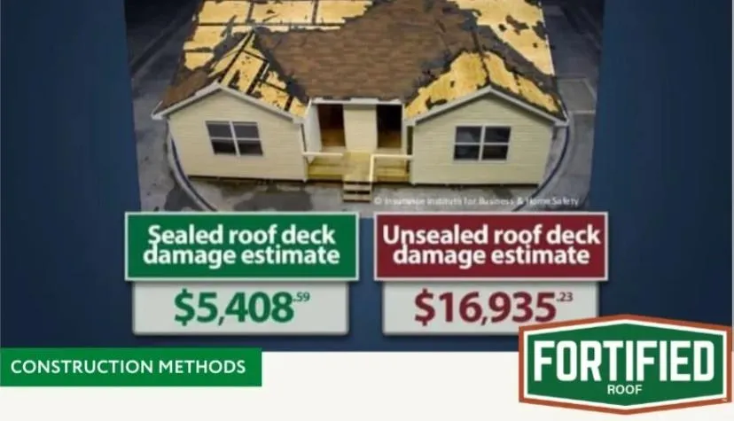 Fortified Roofing Construction Method for Sealed Roof Deck
