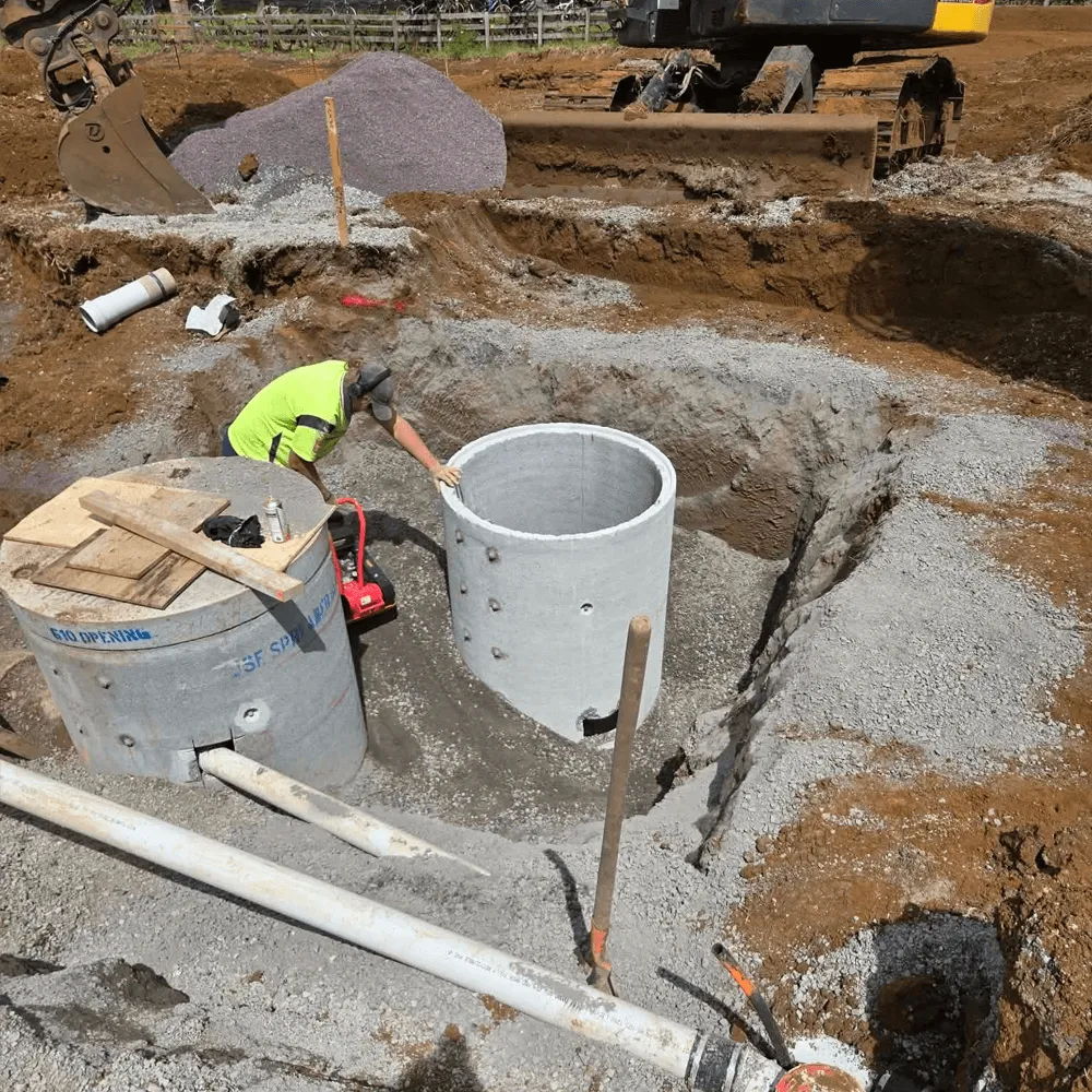 Stormwater drainage system installation in Far North Northland