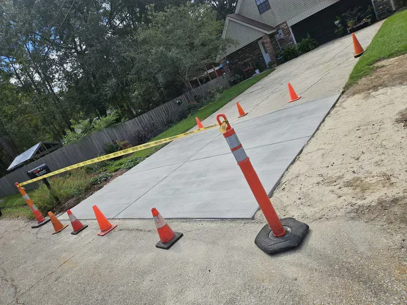 Covington Concrete builds and installs patios.