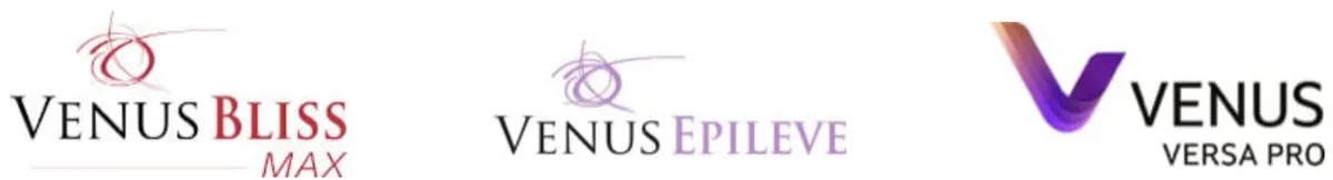 Venus Versa Pro, Venus Bliss Max, Venus Epileve. Laser Services