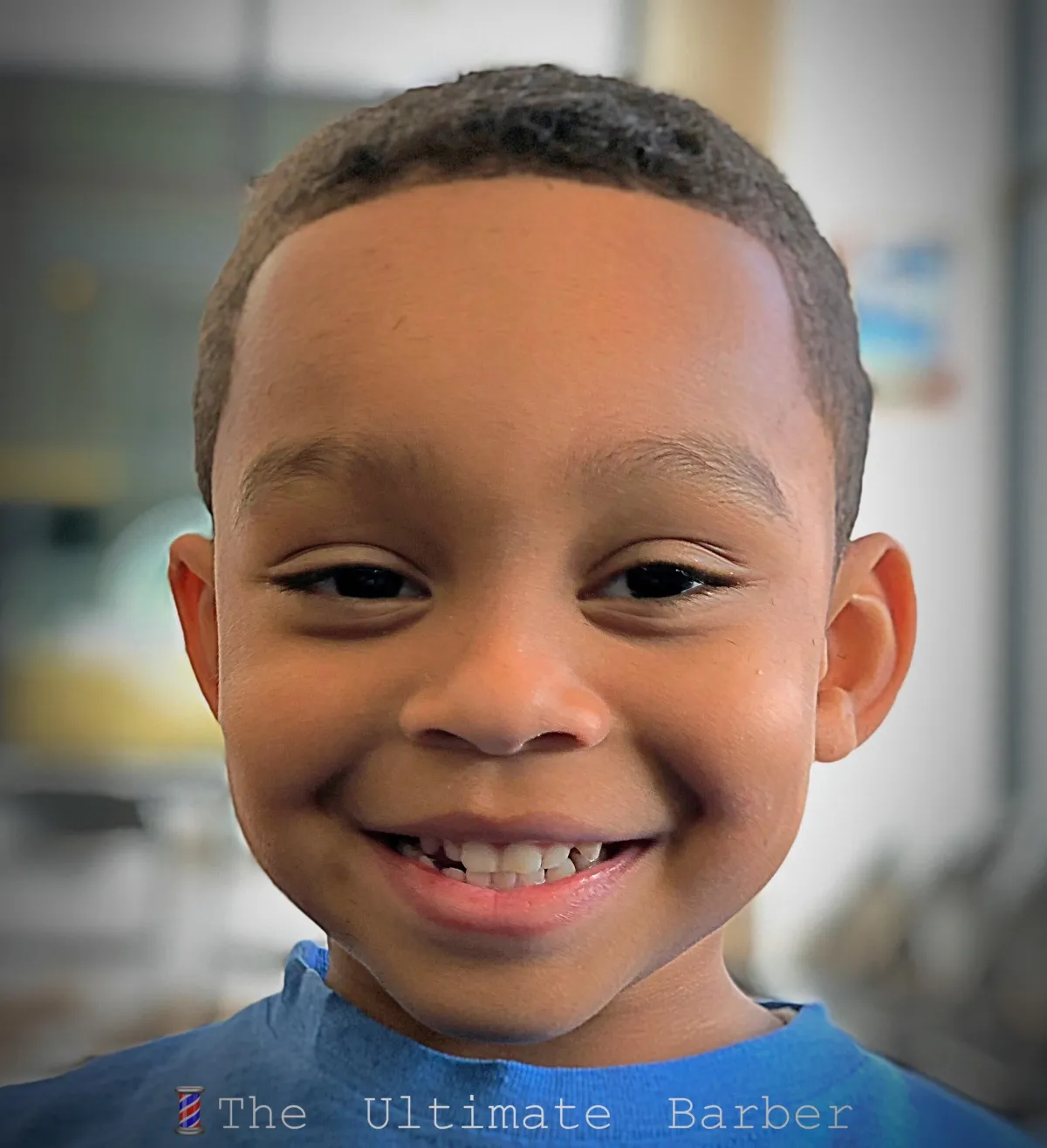 Professional kids’ haircut at The Ultimate Barber in Alexandria VA