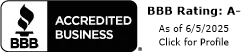 A2Z Solutions BBB Accredited Business Badge