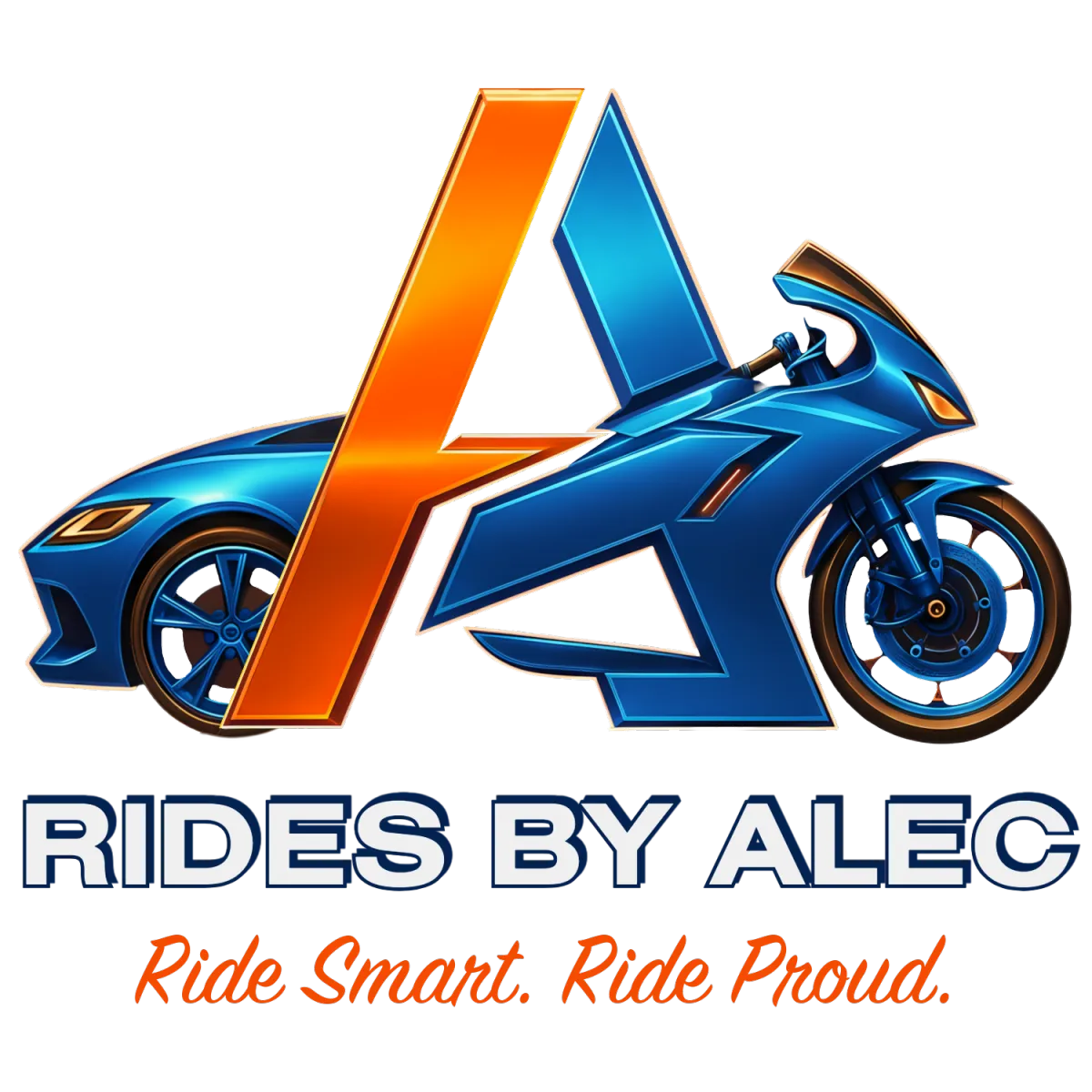 Rides by Alec Logo Branding