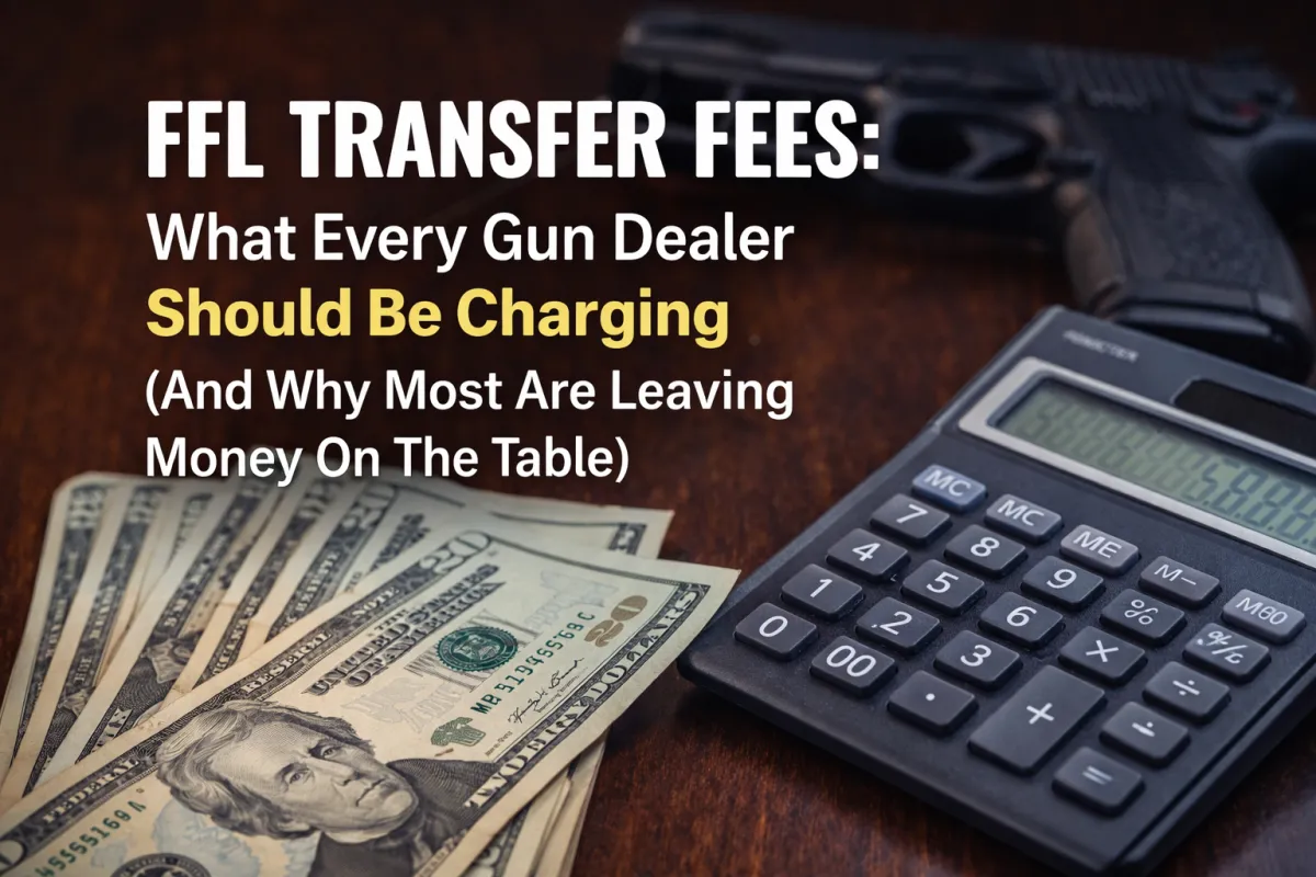 FFL Transfer Fees: What Every Gun Dealer Should Be Charging (And Why Most Are Leaving Money on the Table)