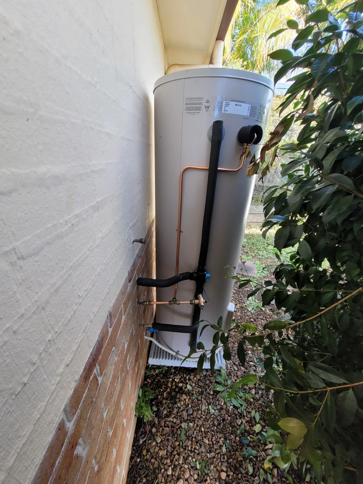 A hot water system installed in a home in Greenslopes, Brisbane.