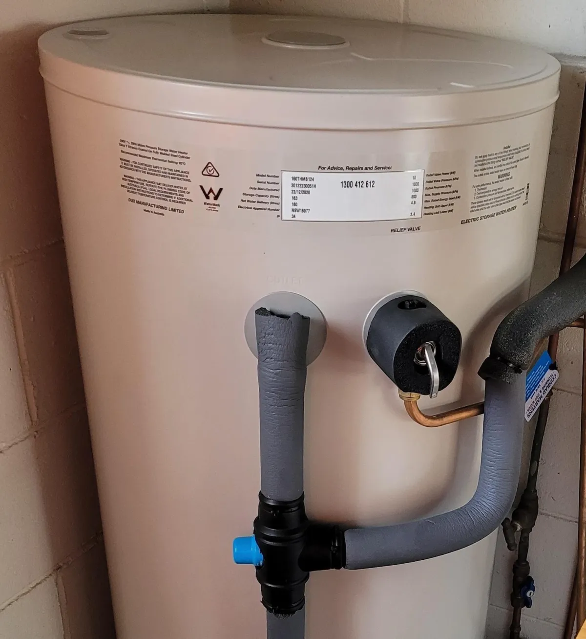 A Gas Hot Wtaer system installed 