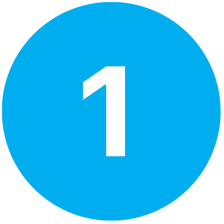 A #1 Icon for representing steps to call MSV Plumbing Services