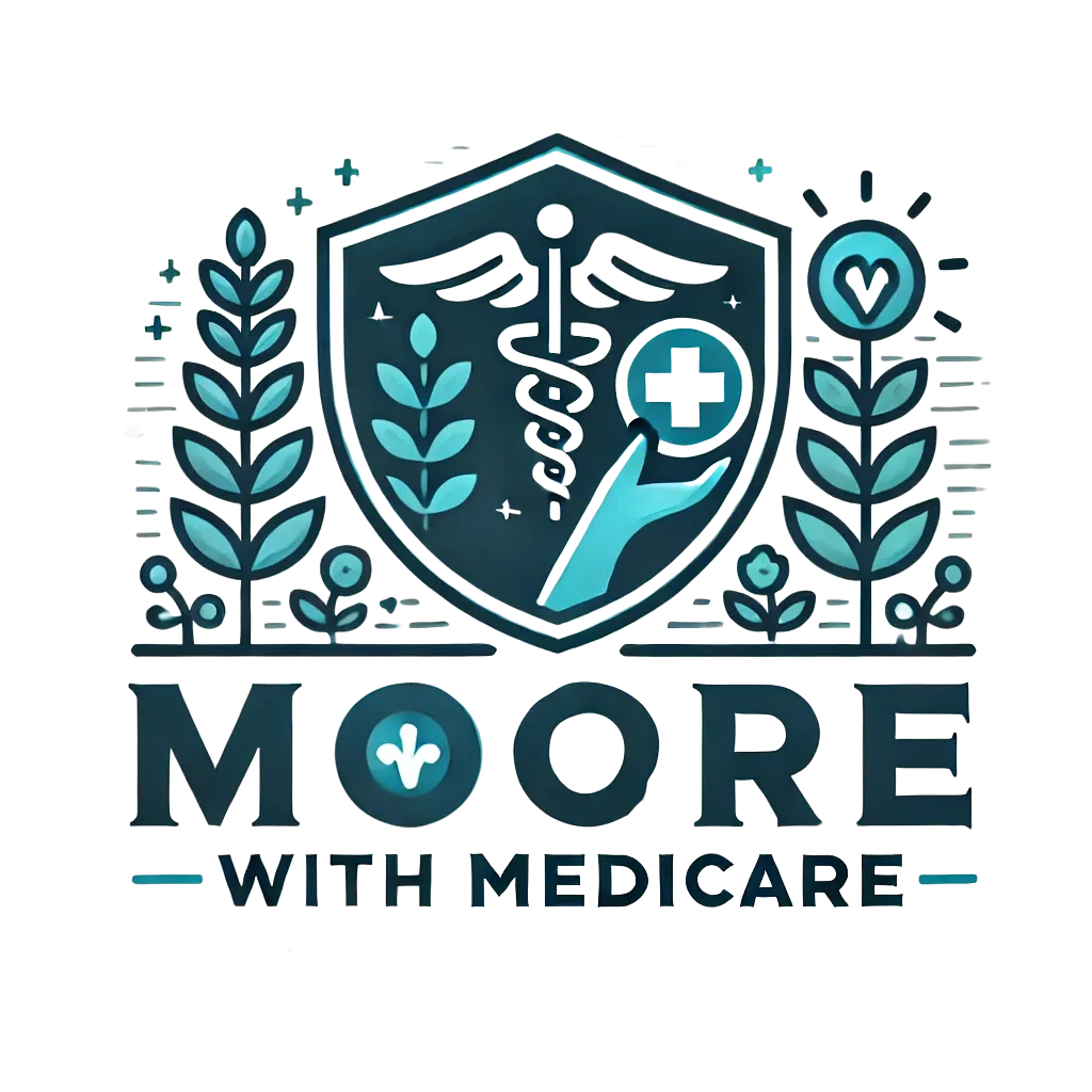 Moore with Medicare logo