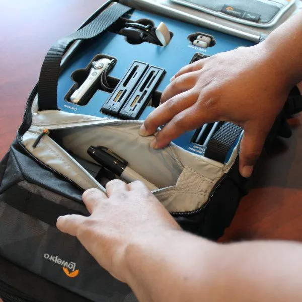 Tactical Portable Forensics Lab (PFL) View Inside the Backpack