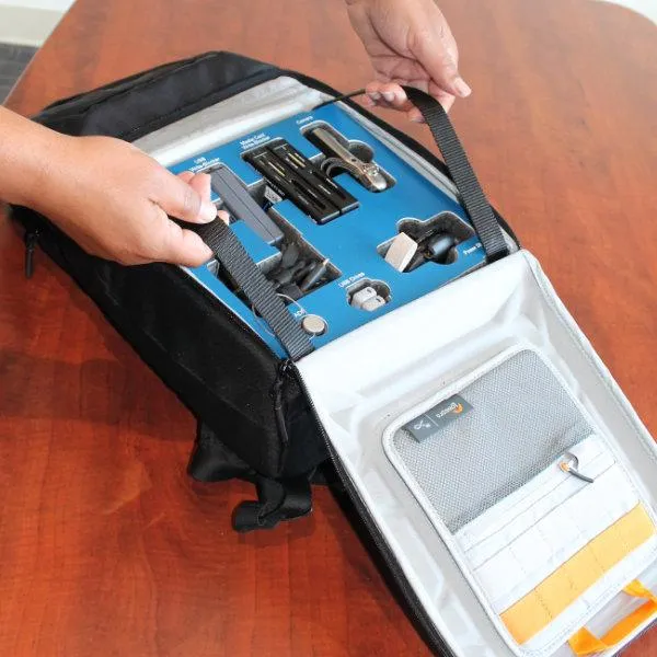 Tactical Portable Forensics Lab (PFL) View Inside the Backpack