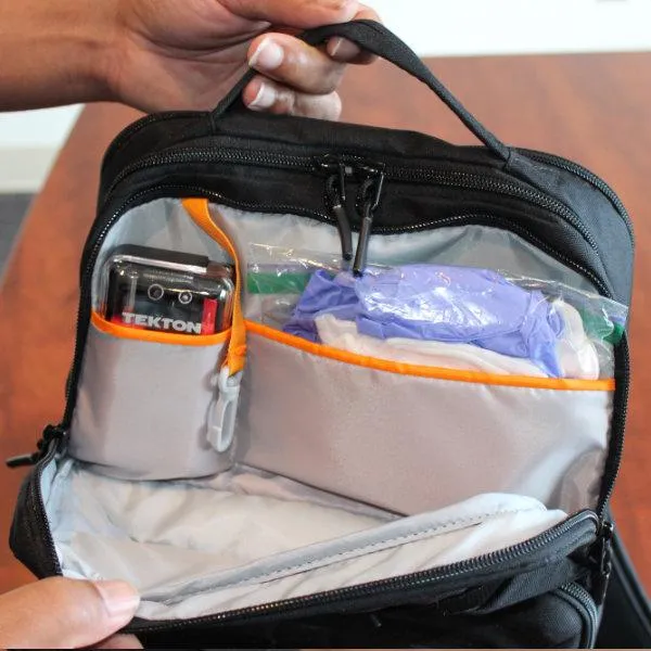 Tactical Portable Forensics Lab (PFL) View Inside the Backpack