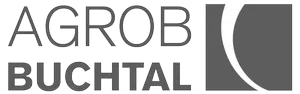 Logo of AGROB BUCHTAL, a brand associated with tile flooring products, relevant to DHD Interior Design's focus on quality and customization in interior design.