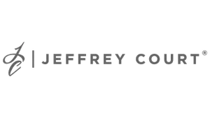 Jeffrey Court logo representing a brand specializing in tile flooring products for interior design.