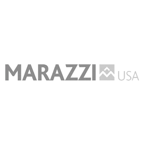 Marazzi USA logo, representing a brand specializing in tile flooring products for interior design and home remodeling.