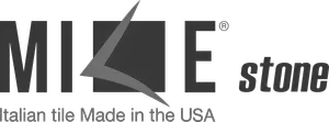 DHD Interior Design logo featuring "MILE stone" with the tagline "Italian tile Made in the USA," emphasizing quality tile flooring options for interior design projects.