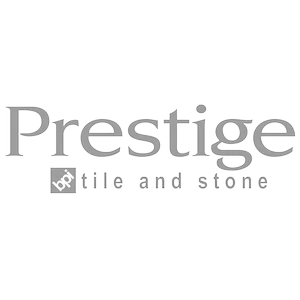Prestige Tile and Stone logo, representing quality tile flooring products for DHD Interior Design.