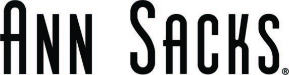Ann Sacks logo, representing high-quality tile flooring products for interior design and home renovation projects.