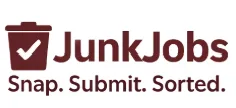 Junk jobs logo saying junk jobs snap submi sorted