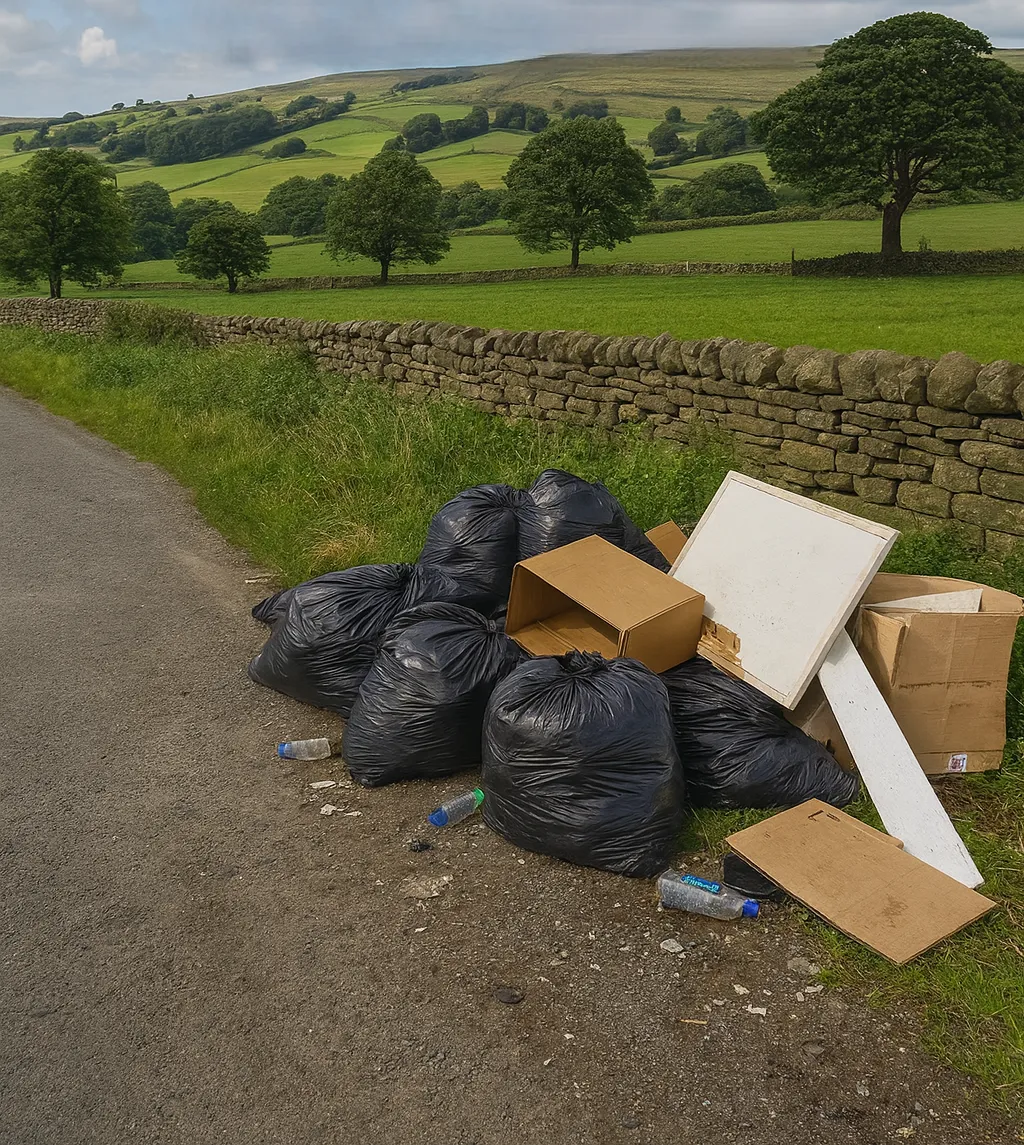 Rubbish just dumped in Marsh