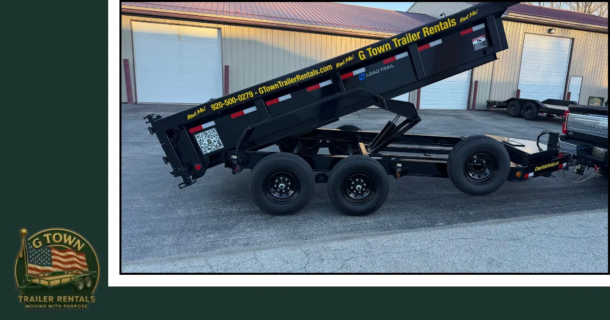 How Does the 14-Foot Dump Trailer Handle Green Bay, WI Gutter and Roof Debris Before Winter?