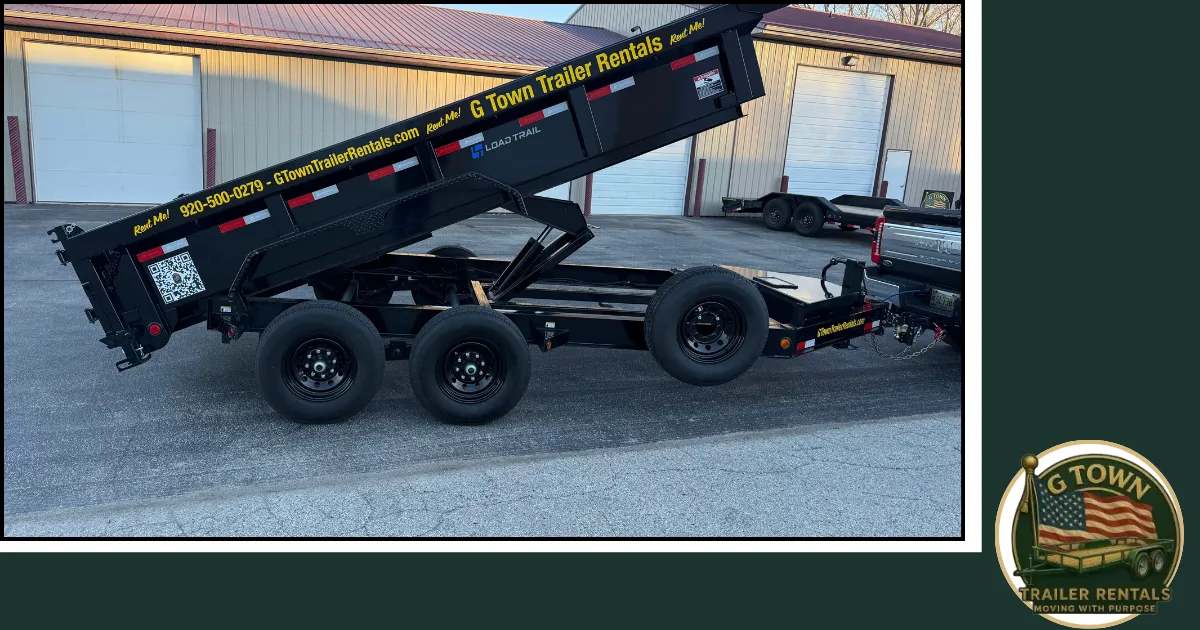 How Does the 14-Foot Dump Trailer Handle Green Bay, WI Corn Maze Breakdown?