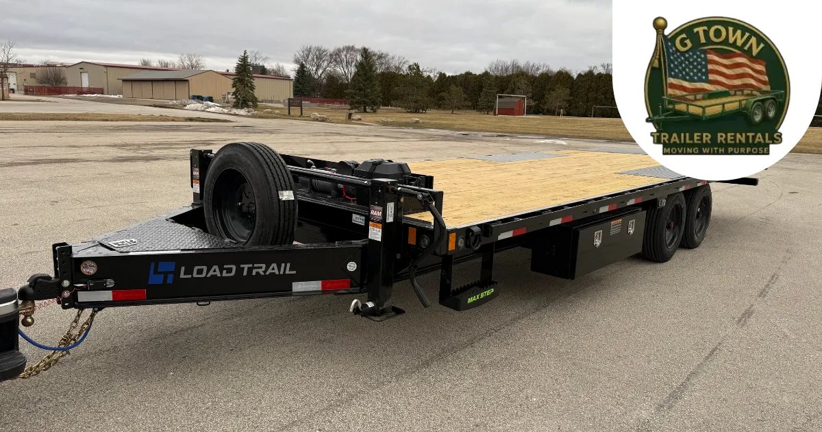 How Does the Deckover Hydraulic Tilt Trailer Support Green Bay, WI Firewood and Woodlot Equipment?
