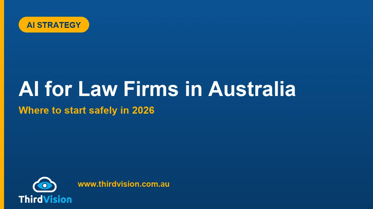 AI for Law Firms in Australia: Where to Start (Safely) in 2026