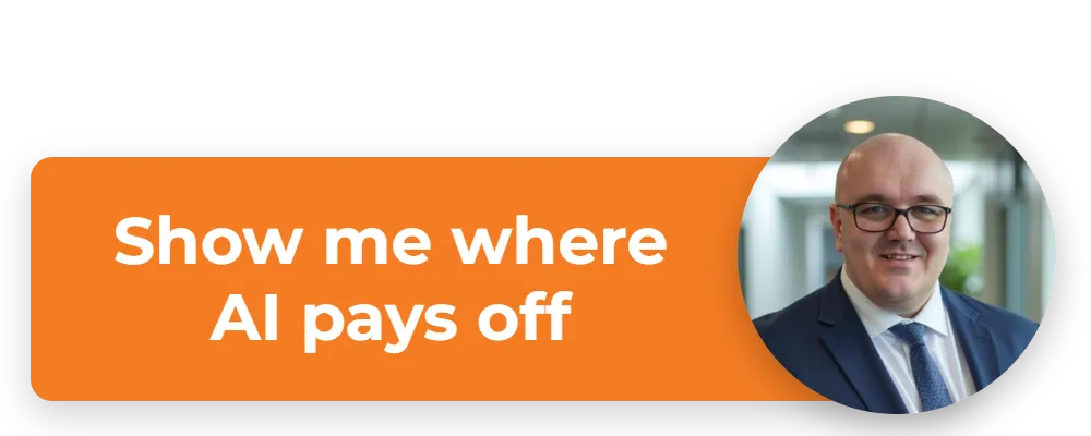 Show me where AI pays off: book your AI Game Plan