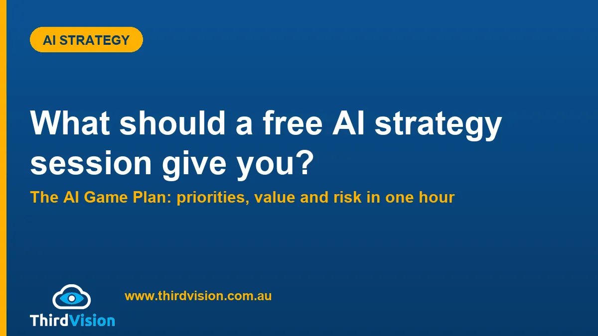 What Is an AI Game Plan? What You Should Walk Away With From a Free AI Strategy 