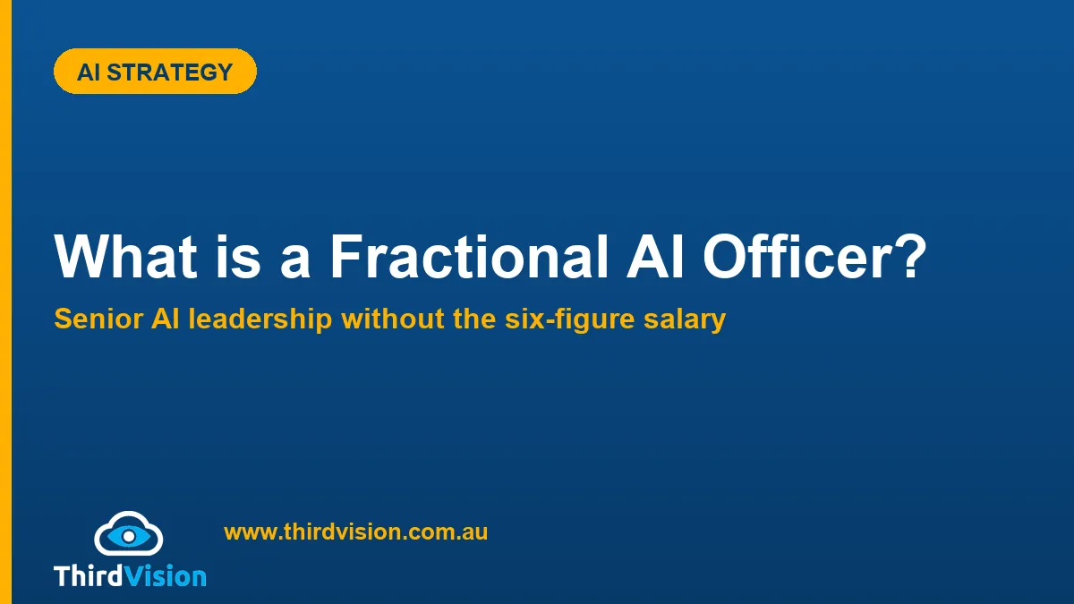 What is a Fractional AI Officer? (And Why Your Business Might Need One)