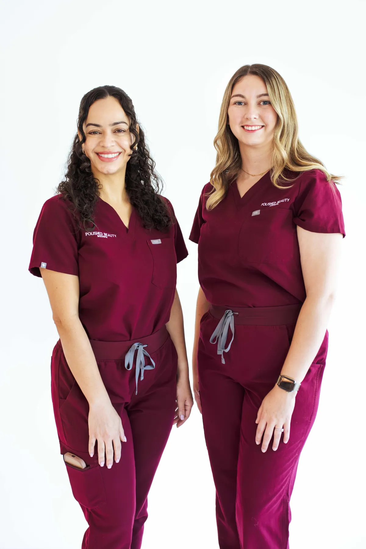A warm, refined consultation moment at Polished Beauty MedSpa