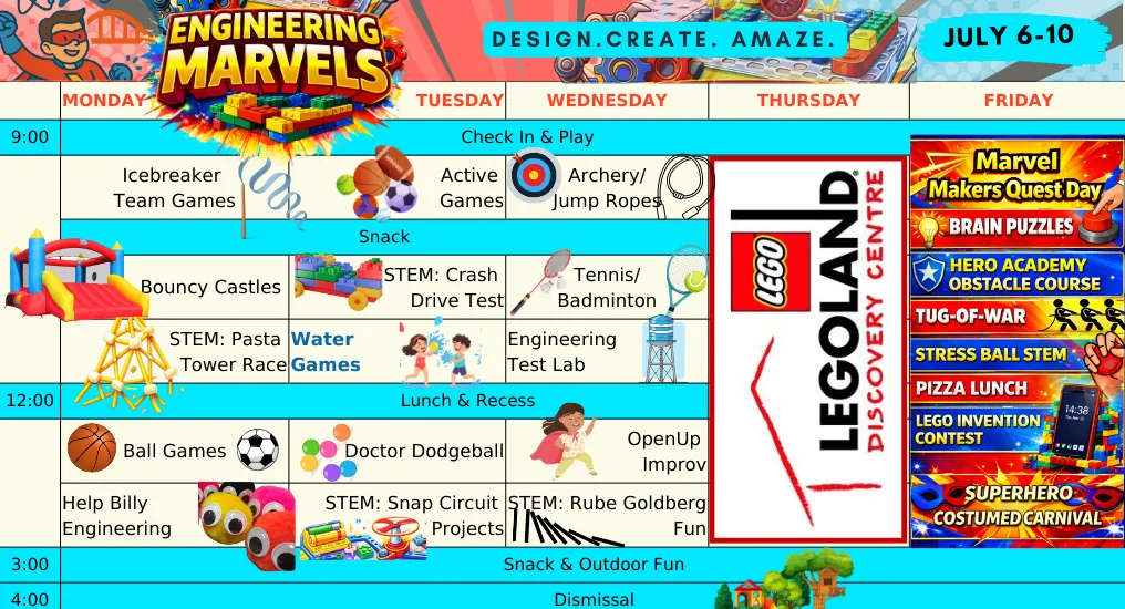 Woodbridge Summer Camp Engineering Week