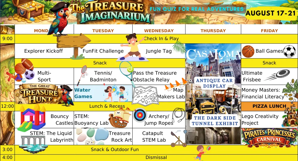 Woodbridge Summer Camp Quiz Adventure Week