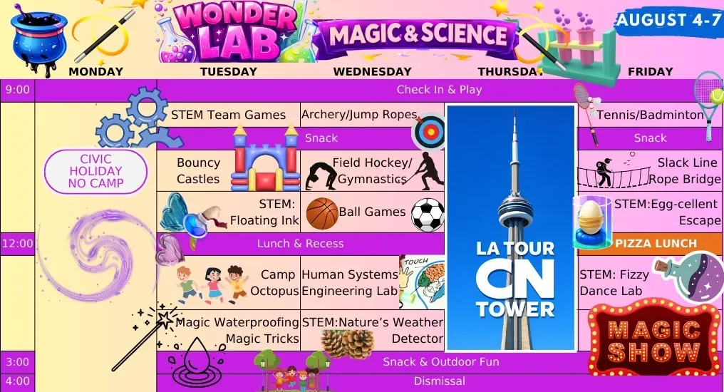 Woodbridge Summer Camp Magic Tricks and Science Week