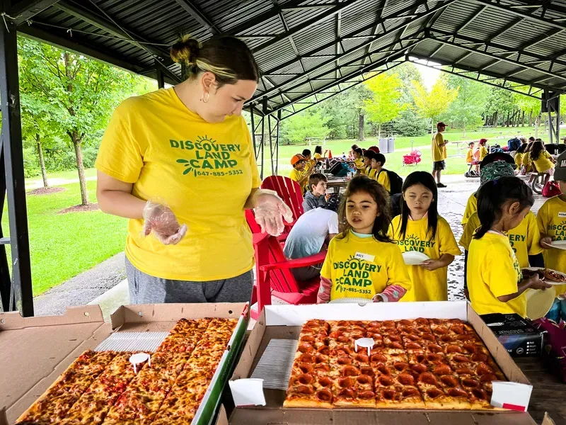 Summer Camp Vaughan Richmond Hill Woodbridge pizza day