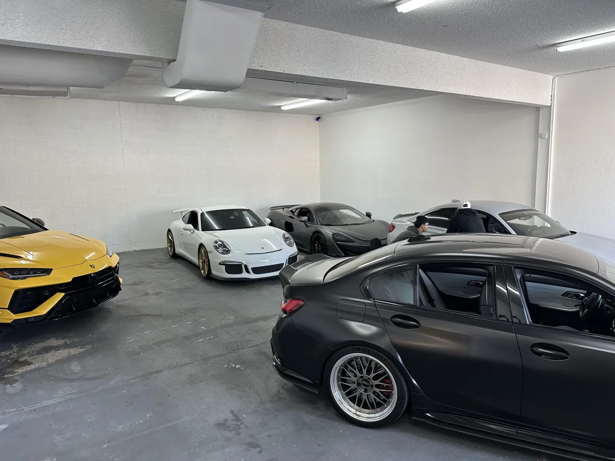 Tempe ceramic window tint on modern vehicle at sunset