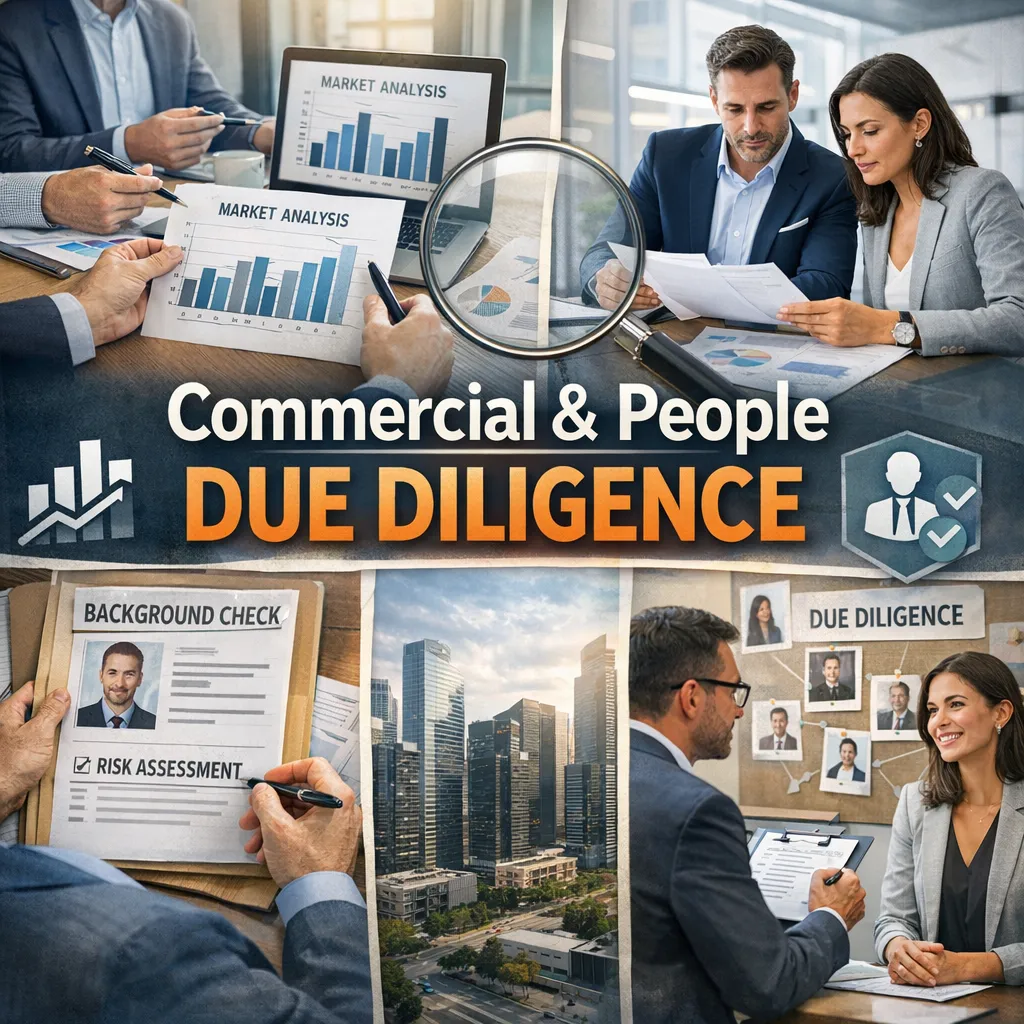 Commercial and People Due Diligence: The Two Workstreams Most Buyers Underinvest in — and Live to Regret