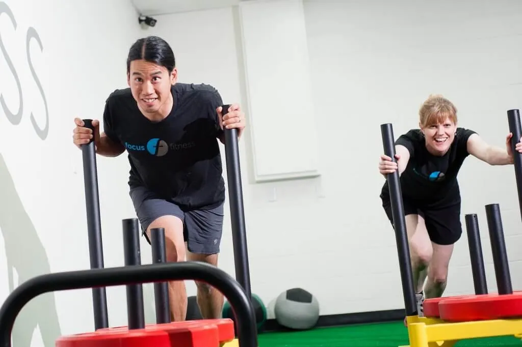 Focus Fitness: sled push