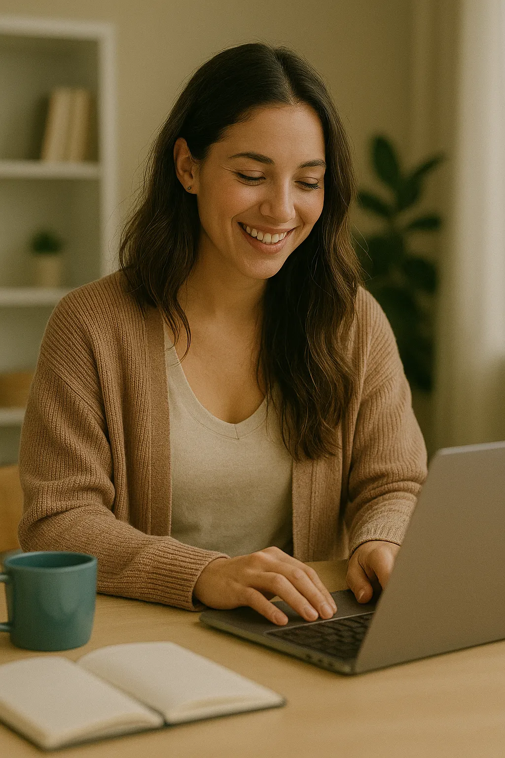white robot near brown wall