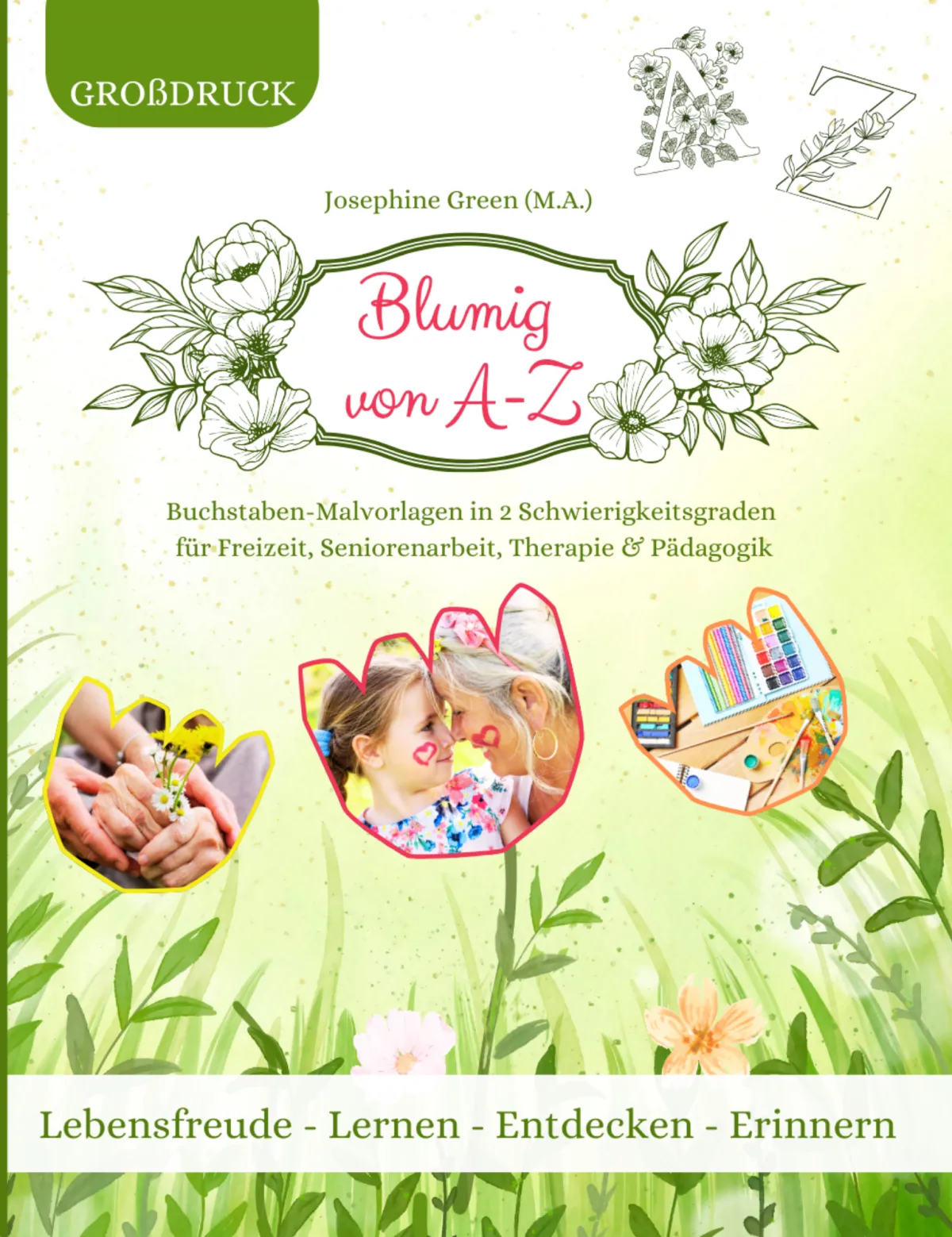 Material für Betreuung, Pflege, Therapie kreatives Gestalten, Ausmalen