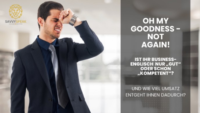 man frustrated that his English is so bad