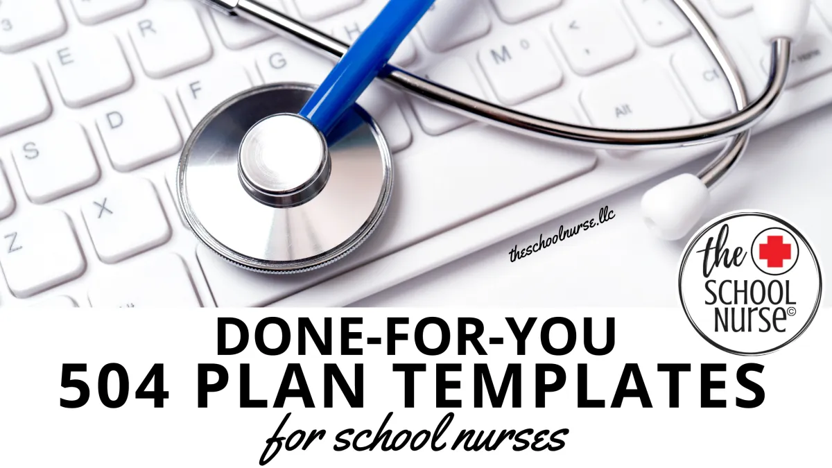 504 Plan Templates For School Nurses