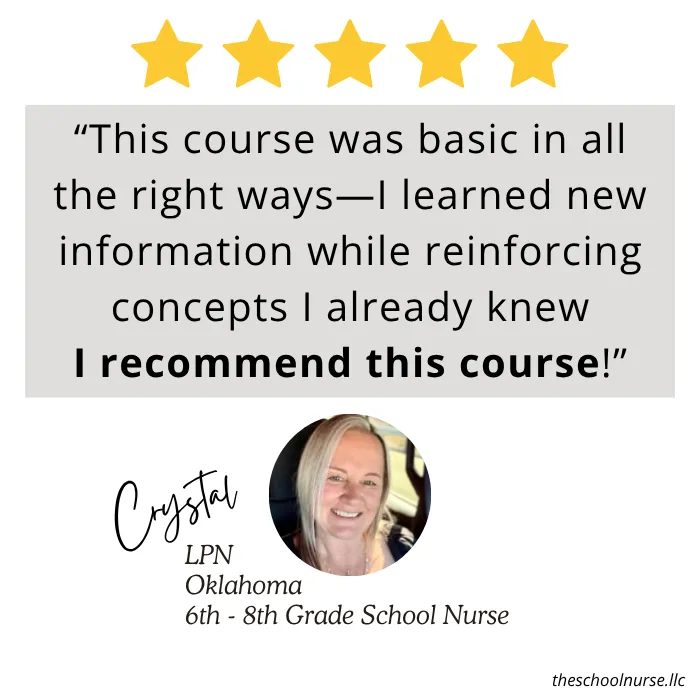 school nurse special ed course